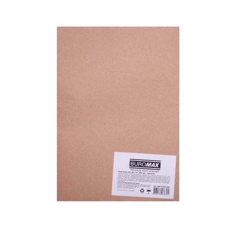 Папір білий, А4, 60 г/м2, 250 арк., офсетний, BM.27241250 BUROMAX